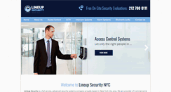 Desktop Screenshot of lineupsecurity.com